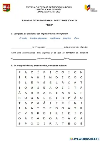 SUMATIVA DEL PRIMER PARCIAL-4EGB-