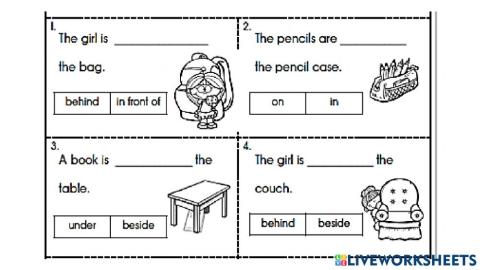 Revision Year 3 Unit 5 (Preposition)