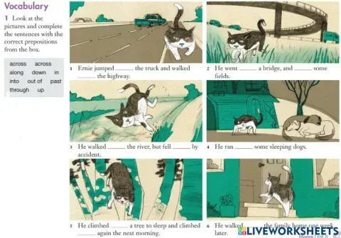 Prepositions of movement