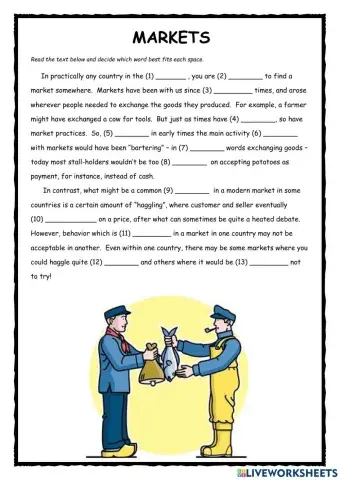 Markets FCE Exercise