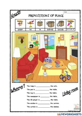 Preposition of place