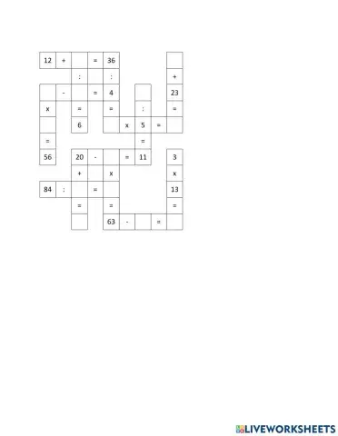 Melatih perkalian, pembagian, penjulahan, dan pengurangan