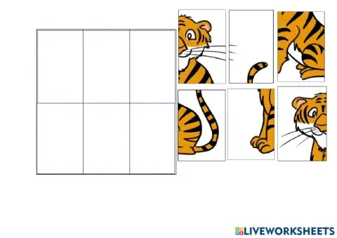 How tiger got its stripes puzzle