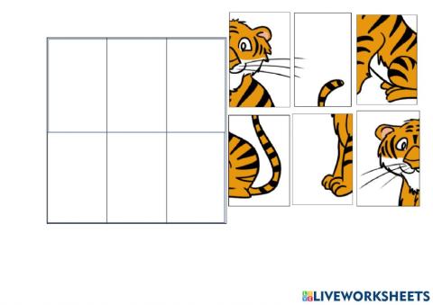 How tiger got its stripes puzzle