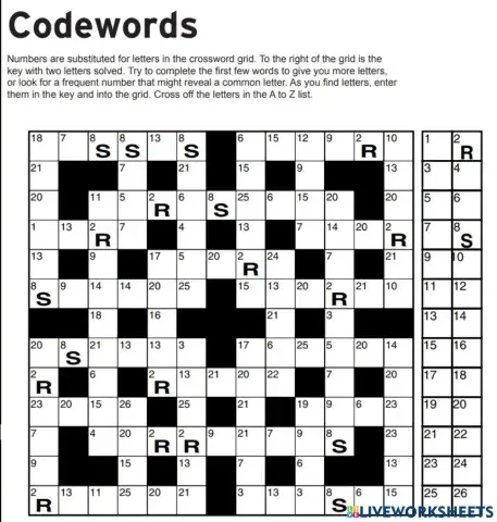 English Week Activity Form 1 and 2 -CodeWord