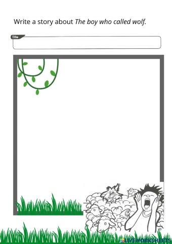 Story about the boy who called wolf