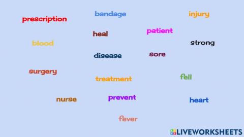 Vocabulary Builder- staying alive