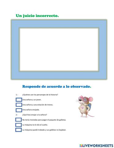 Un juicio equivocado