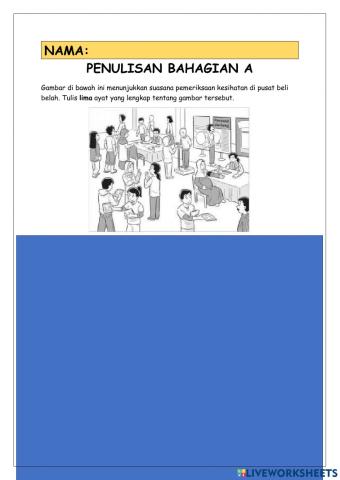 Penulisan bahagian a