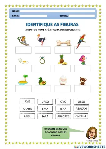 Identifique as Figuras