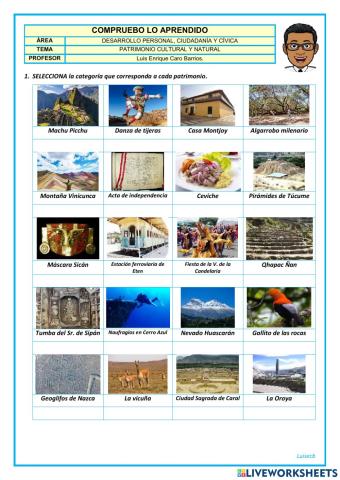 Patrimonio cultural y natural