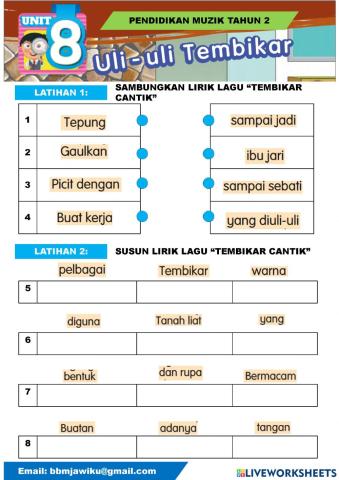 Tahun 2: Muzik Uli-Uli Tembikar 2