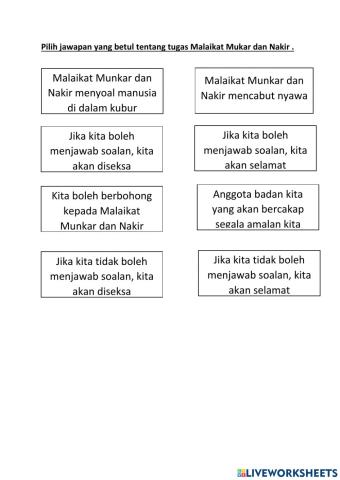 Malaikat Munkar dan Nakir