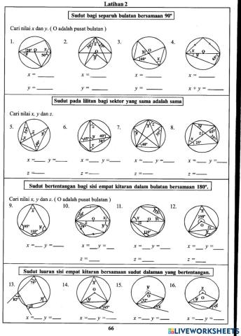 BAB 6:Sudut dan tangen bagi bulatan