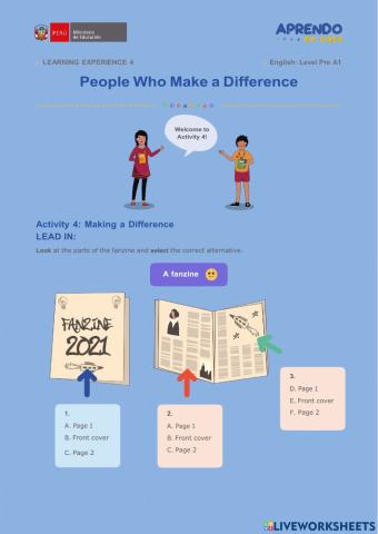 Making a difference pre a1