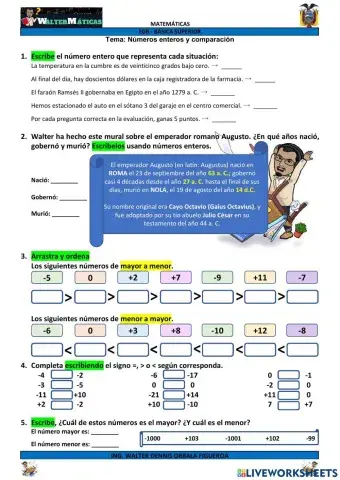 M08W05 Números enteros y comparación