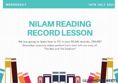 The Bee and The Elephant - Latihan Pengisian IQNILAM 2021