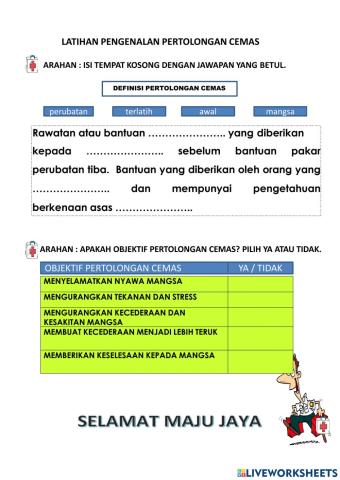 Pengenalan asas pertolongan cemas