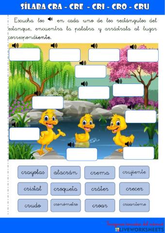 Sílaba cr