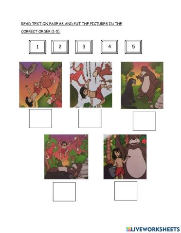 Mowgli Year 4 cefr page 68