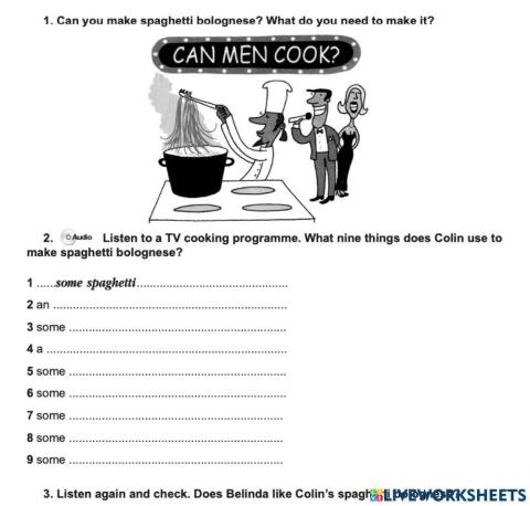 Can men cook?