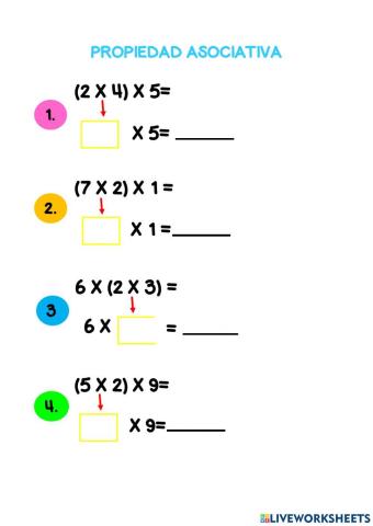 Propiedad asociativa