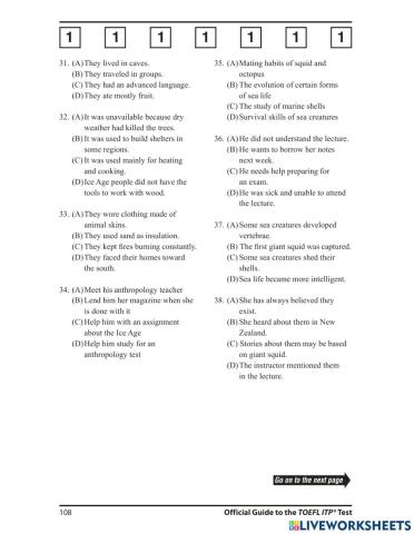 Toefl itp CH5 PART B-C