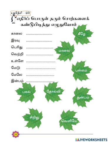 Tamil grade 2