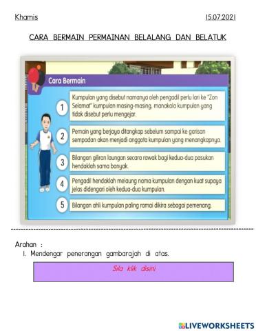 Cara Bermain Permainan Belalang & Belatuk