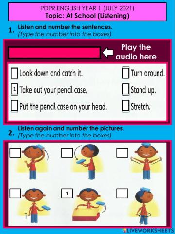 At School (Listening - Do That!)