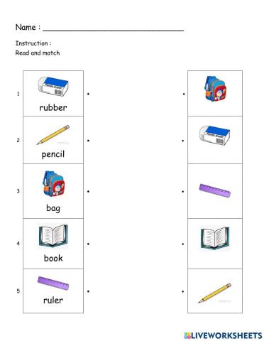 My classroom object - match