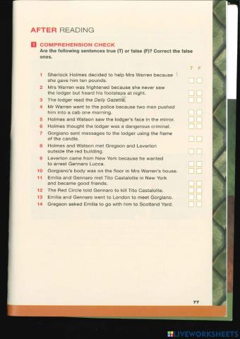 Sherlock holmes and the red circle