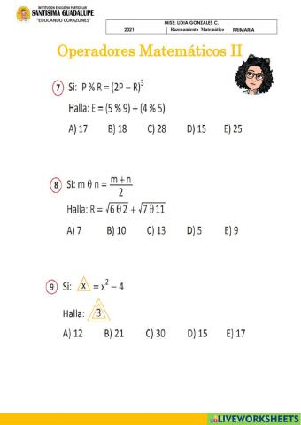 Operadores matemàticos i