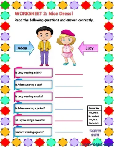 Unit 7 Get Dressed! Revision