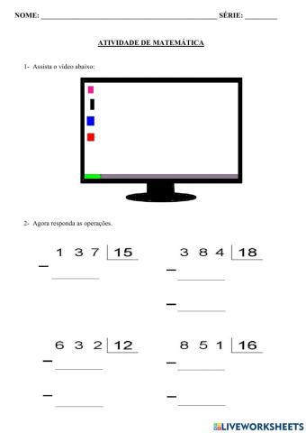 Divisão por 2 algarismos