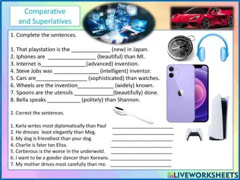 Comparatives and Superlatives