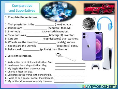 Comparatives and Superlatives
