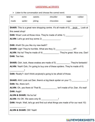 Pre-a2 vi listening test