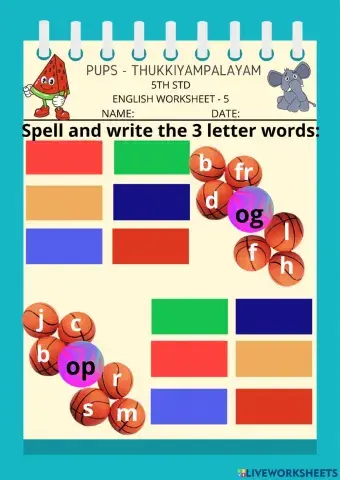 3 Letter Words English