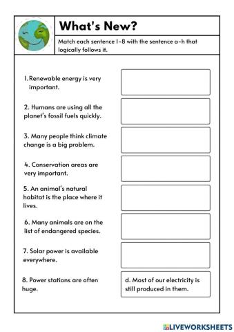 What's New? (The Wonders of Nature)