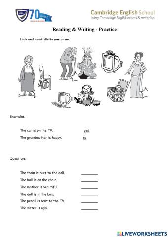 Reading Part 2 - YLE