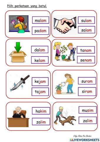 Kemahiran perkataan kvkvk