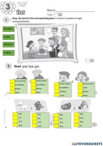 English test Smart Junior 1