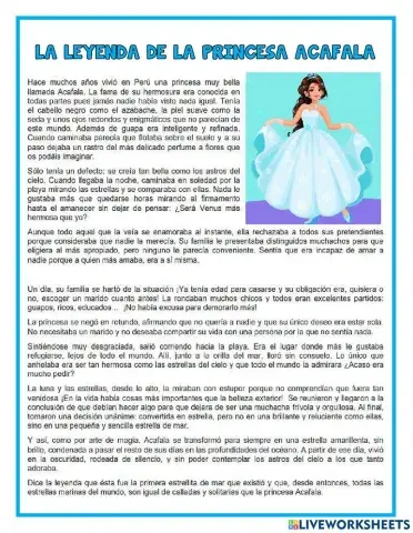La leyenda de la princesa Acafala
