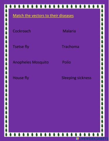 Vectors  and diseases