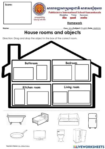 House rooms and object