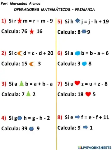 Operadores matemáticos