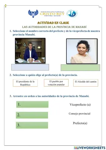 Las autoridades de Manabí