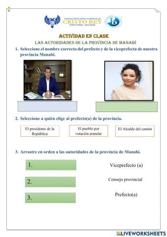 Las autoridades de Manabí
