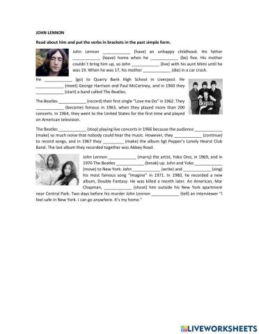 Biography: John Lennon